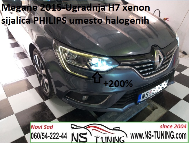 reno megan 4 2015 2016 2017 2018 2019 2020 godiste ugradnja xenon sijalica h7 novi sad ns tuning